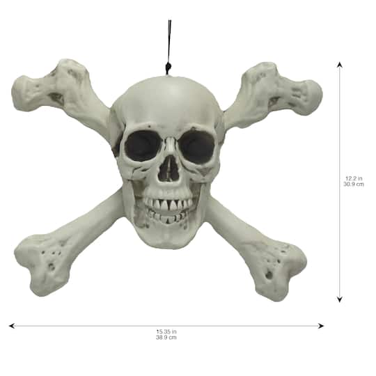 15" Hanging Skull & Crossbones by Ashland®
